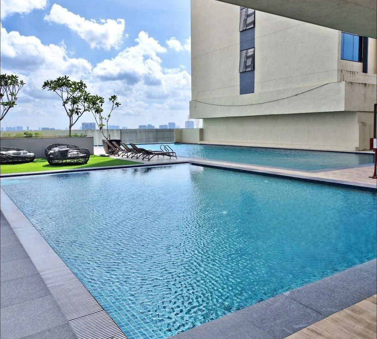 3Br-Creamy-Paradigm Residence By Guesthouse-6-8Pax Johor Bahru Apartment