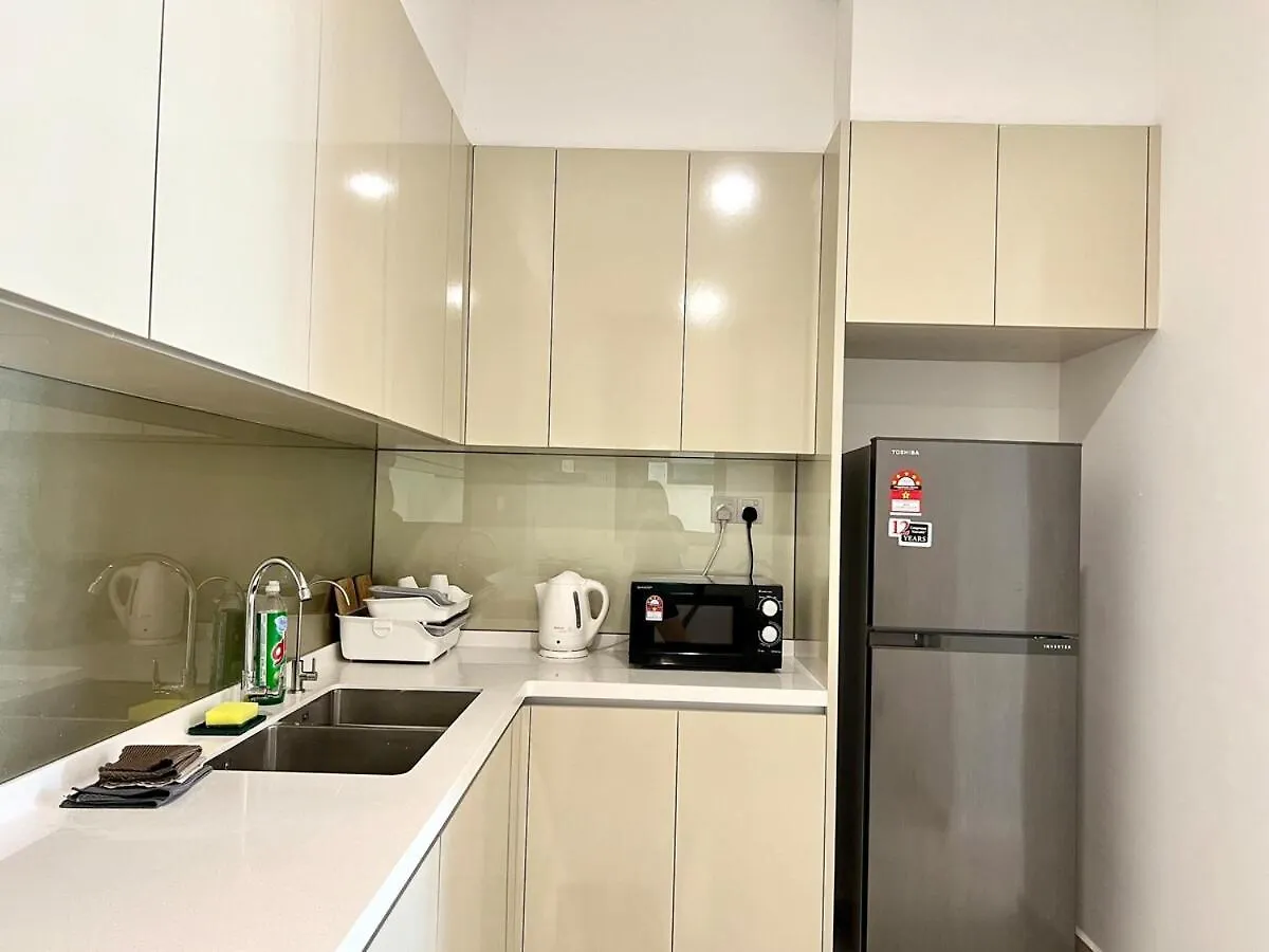 Apartment 3Br-Creamy-Paradigm Residence By Guesthouse-6-8Pax Johor Bahru Malaysia
